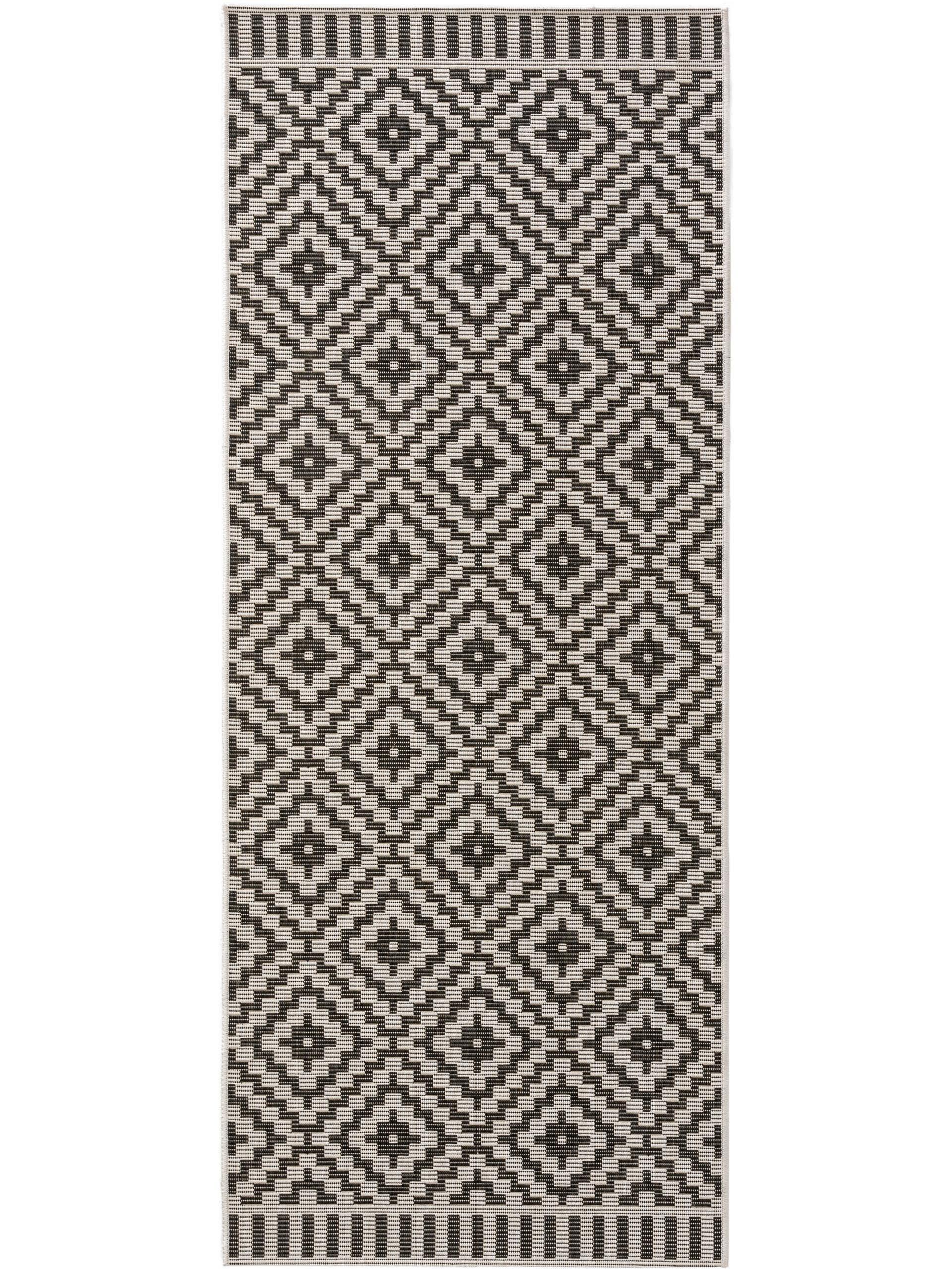 Image of In- & Outdoor-Teppich Metro SchwarzWeiß In- & Outdoor-Teppich Metro SchwarzWeiß