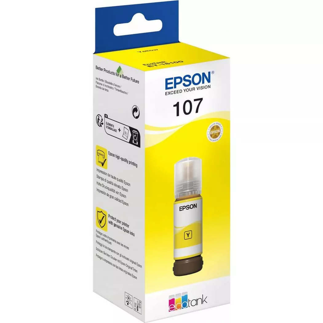 Epson – 107 Druckerpatrone 1 Stück(e) Original Gelb, One Size