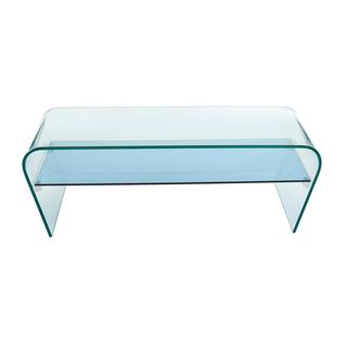 Vente-unique Couchtisch mit Ablage Glas  KELLY  