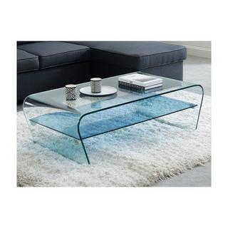 Vente-unique Couchtisch mit Ablage Glas  KELLY  