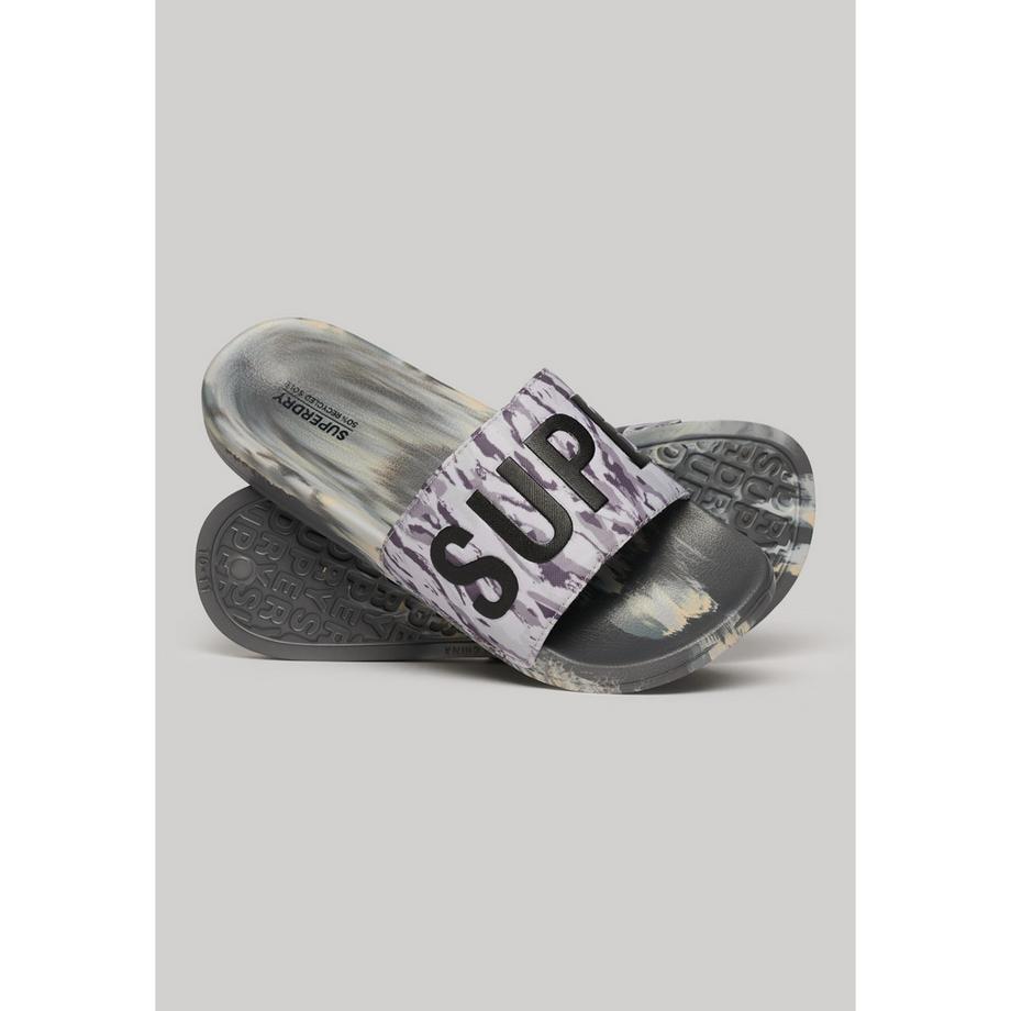 Superdry Pool Slides Camouflage Muster  
