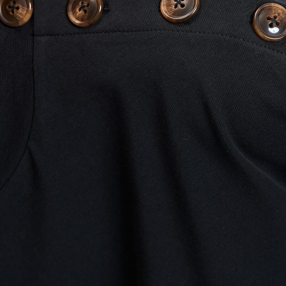 La Redoute Collections Abito T-shirt corto con abbottonatura sulla spalla  