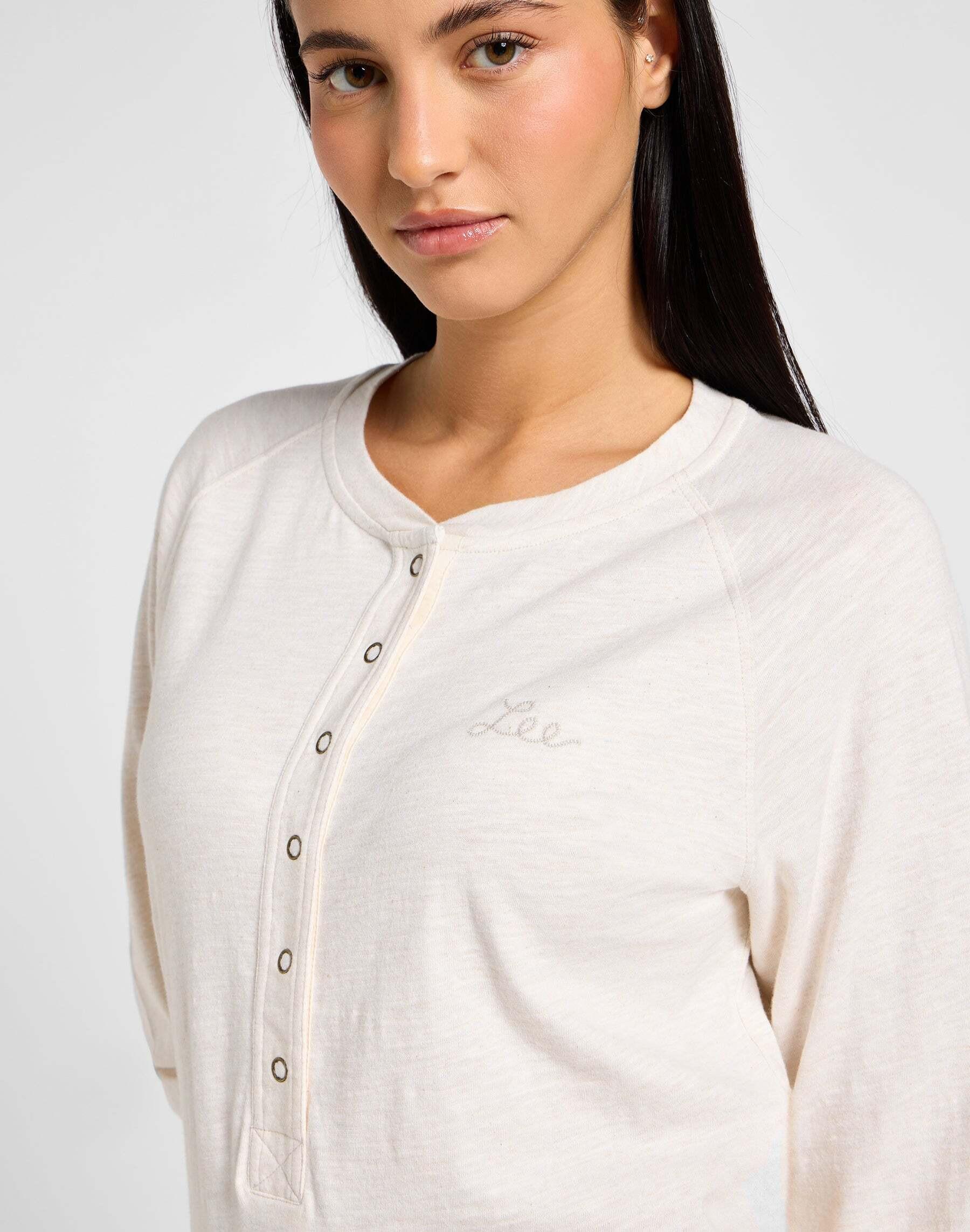 Lee  Chemise à manches longues Longsleeves Raglan Henley 