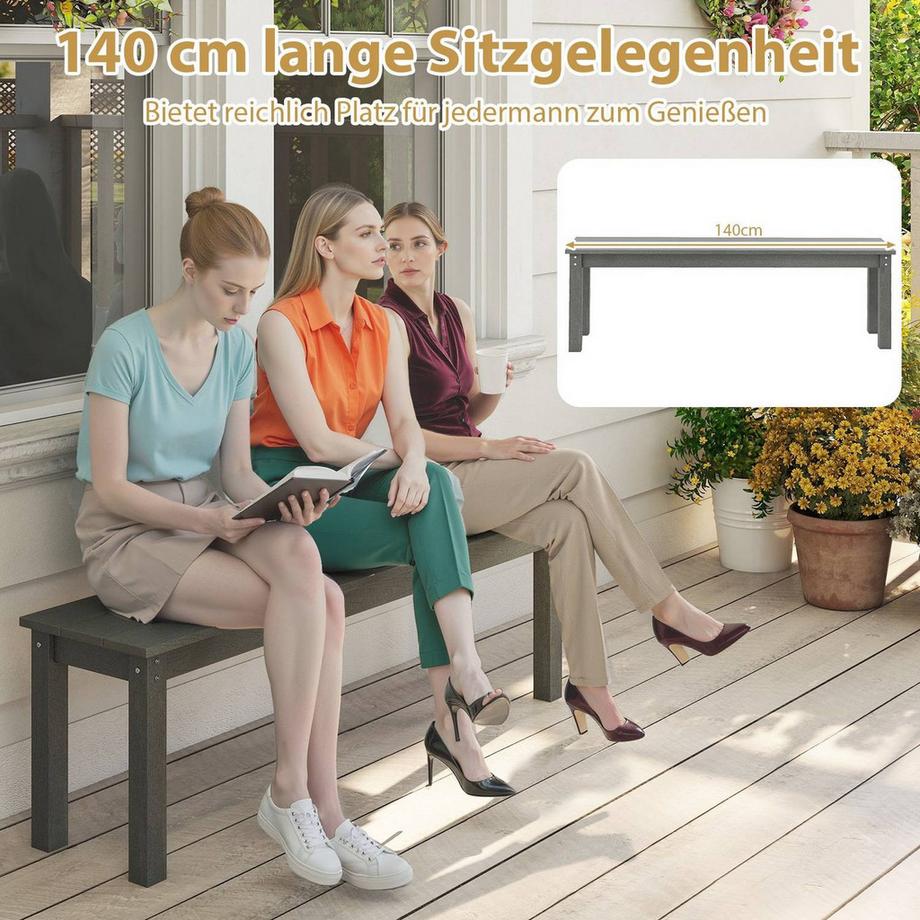 Northix Gartenbank, 3-Sitzer, wetterfest  