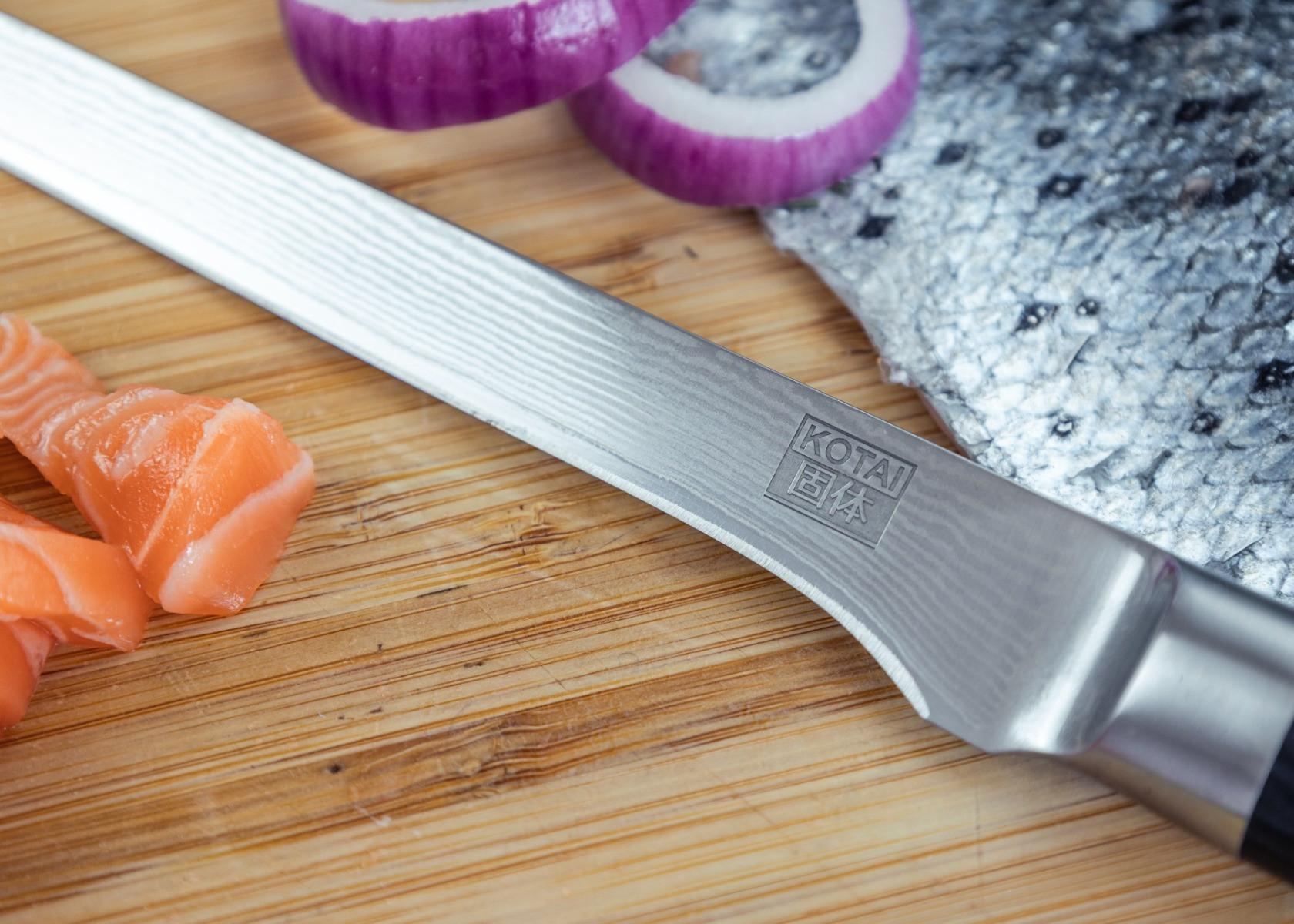 KOTAI Filetiermesser flexibel Damas Pakka  