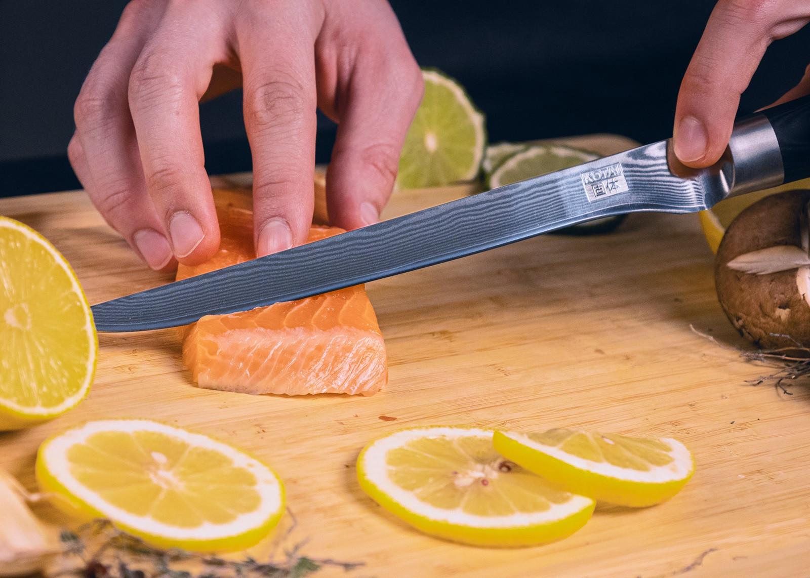 KOTAI Filetiermesser flexibel Damas Pakka  