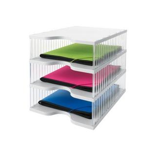 Styro STYRO Schubladenbox Styrobig 228-0103.82 3 Fächer, grau  