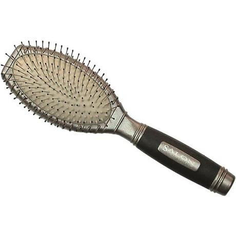 HERBA  Gummikopfbürste, Metallstiften, oval, 11-reihig 