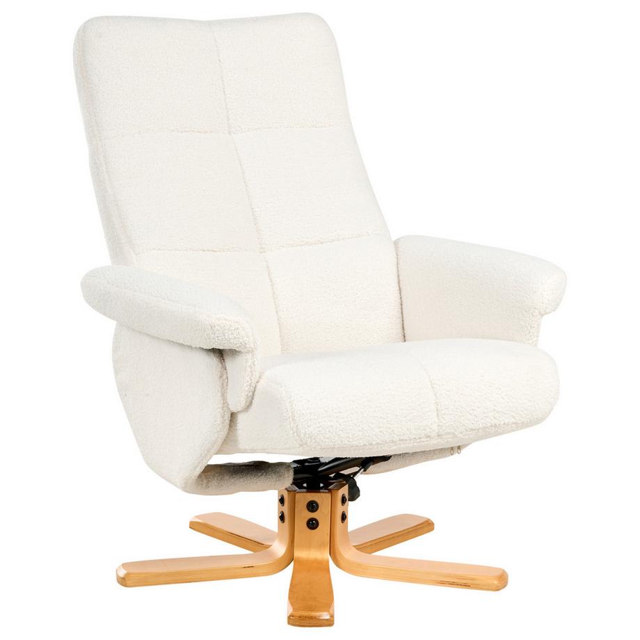 Beliani Sedia reclinabile en Bouclé Classico EPSE  