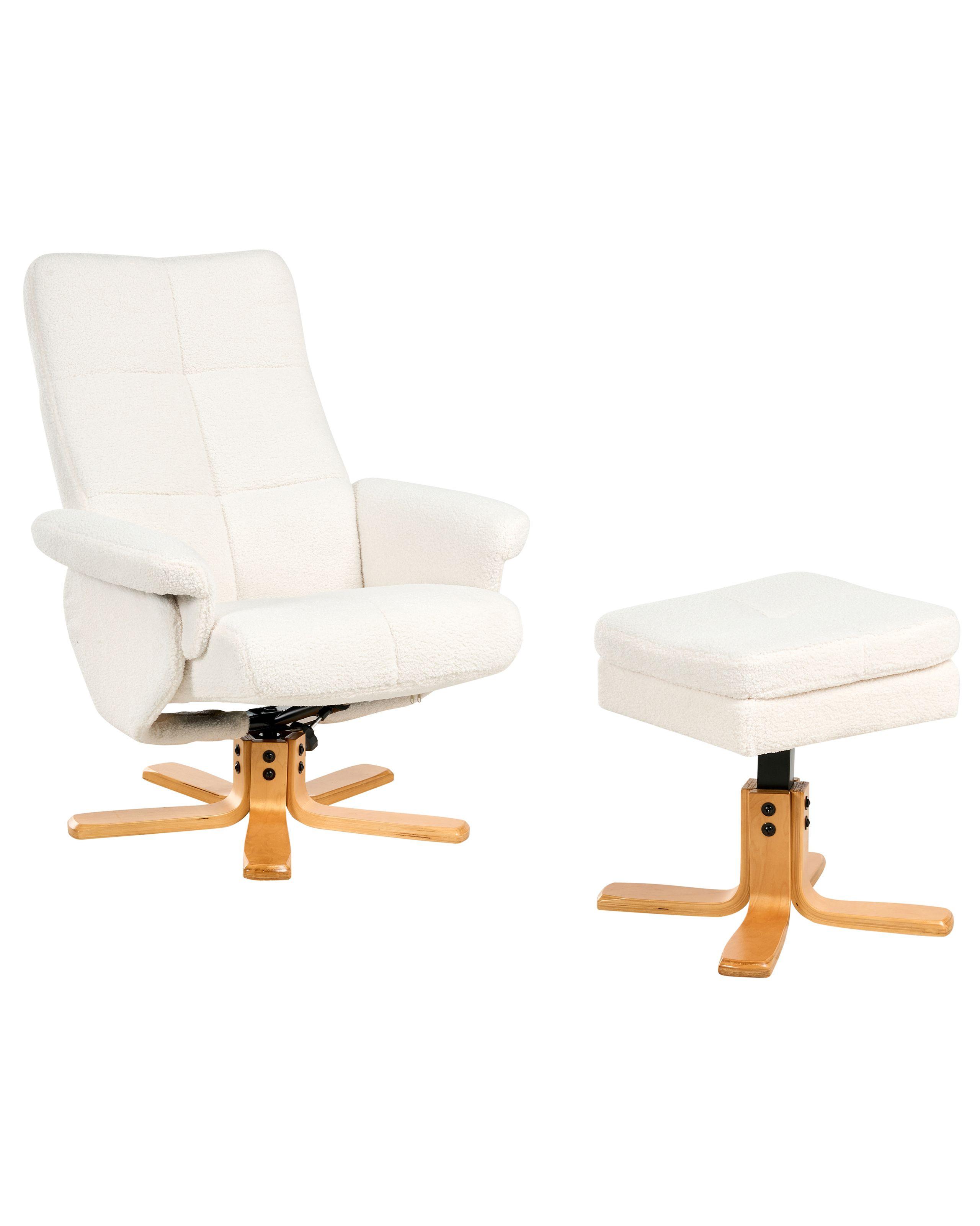 Beliani Sedia reclinabile en Bouclé Classico EPSE  