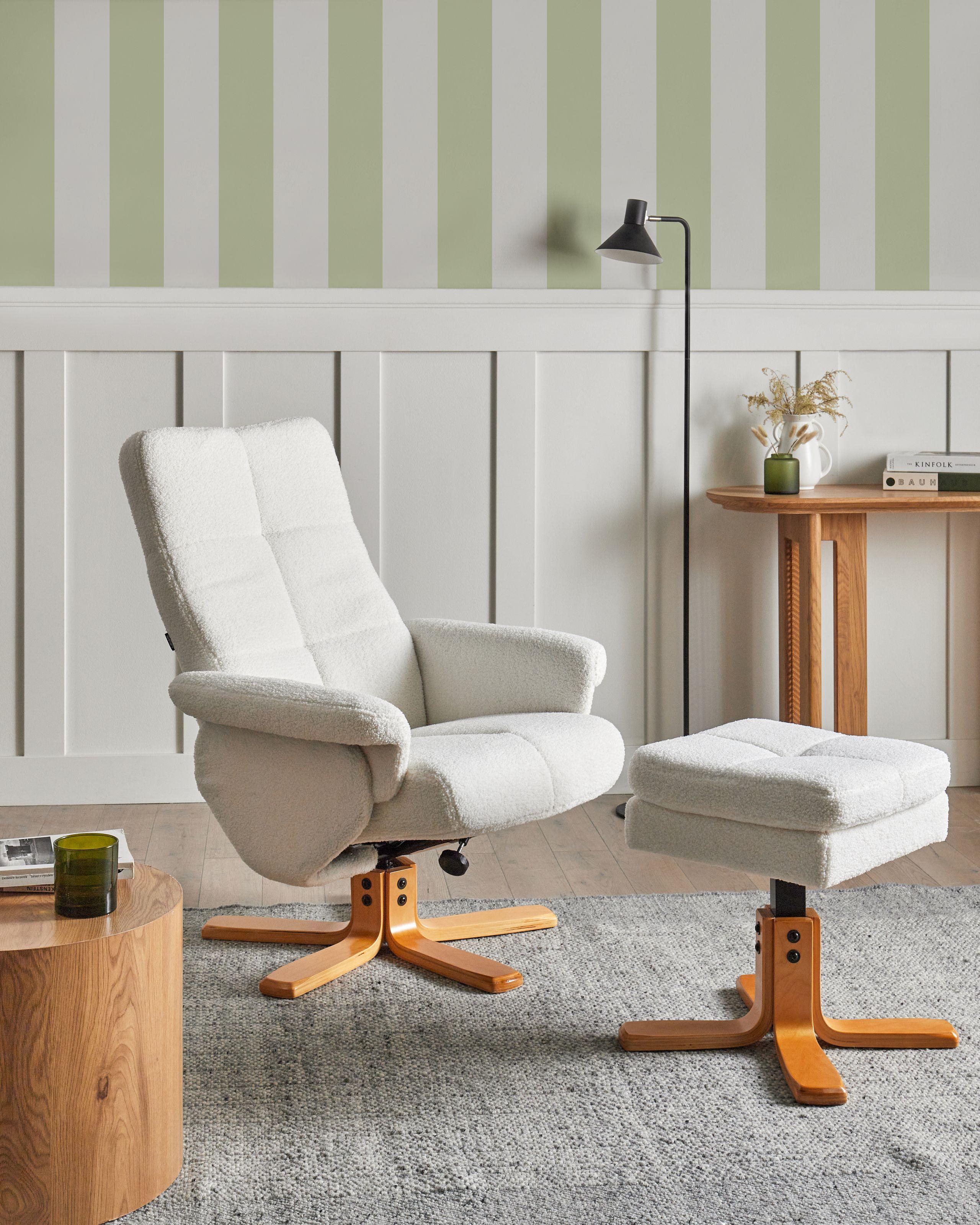 Beliani Sedia reclinabile en Bouclé Classico EPSE  