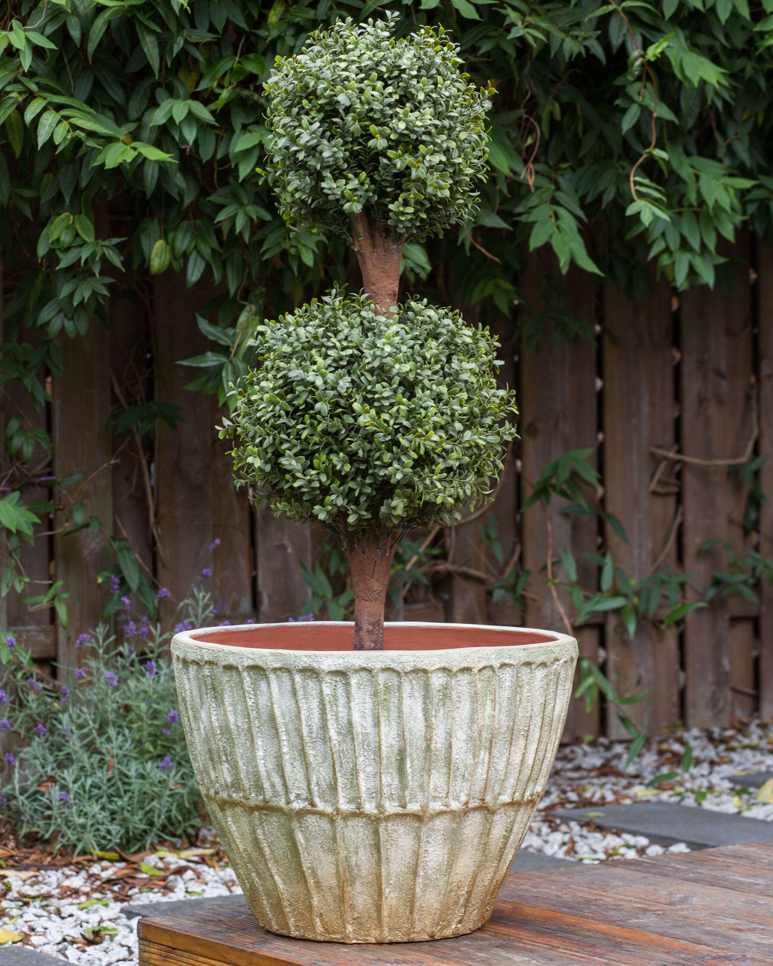 Beliani Blumenkübel aus Terrakotta Modern NYSSA  