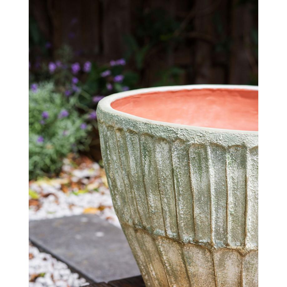 Beliani Vaso per piante en Terracotta Mediterraneo NYSSA  