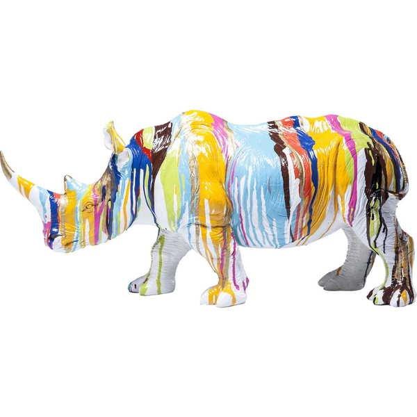 Image of Deko Figur Rhino Colore 26cm Deko Figur Rhino Colore 26cm