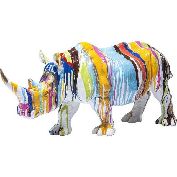 KARE Design Figurine décorative Rhino Colore 26cm  