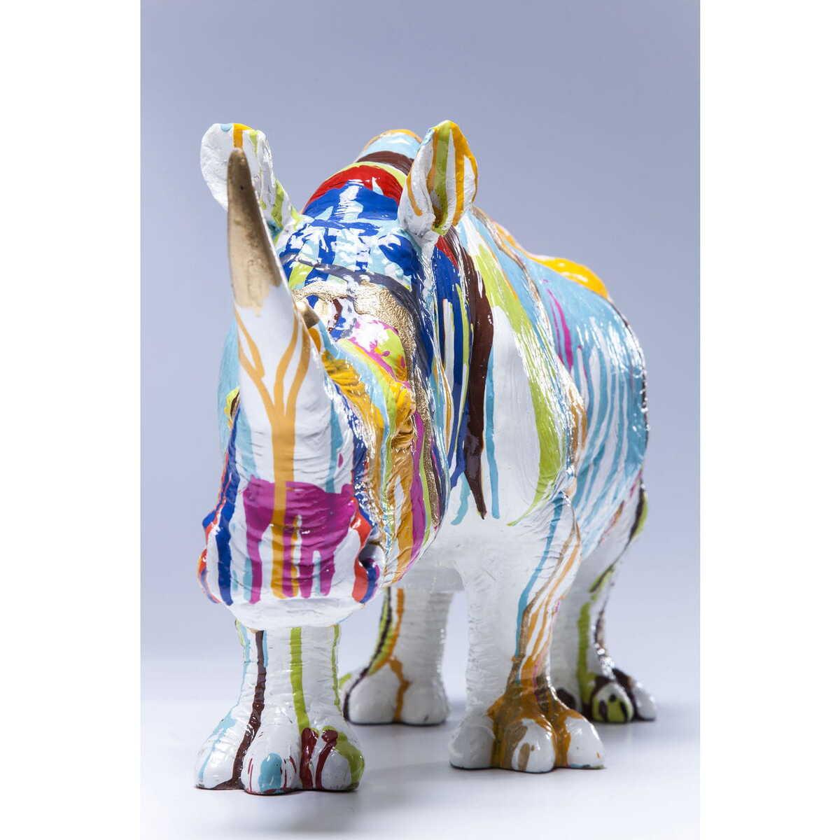 KARE Design Deko Figur Rhino Colore 26cm  