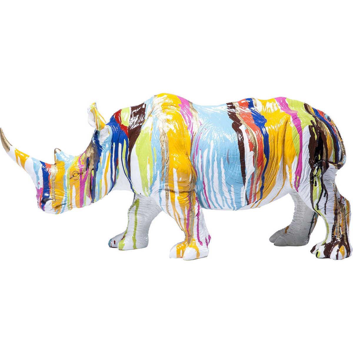 KARE Design Figurine de décoration Rhino Colore 26cm  