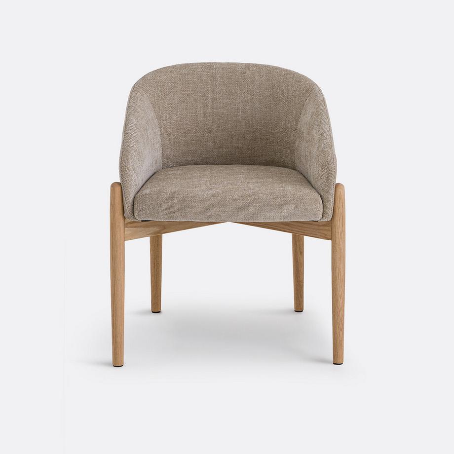 La Redoute Intérieurs Fauteuil de table en tissu texturé  