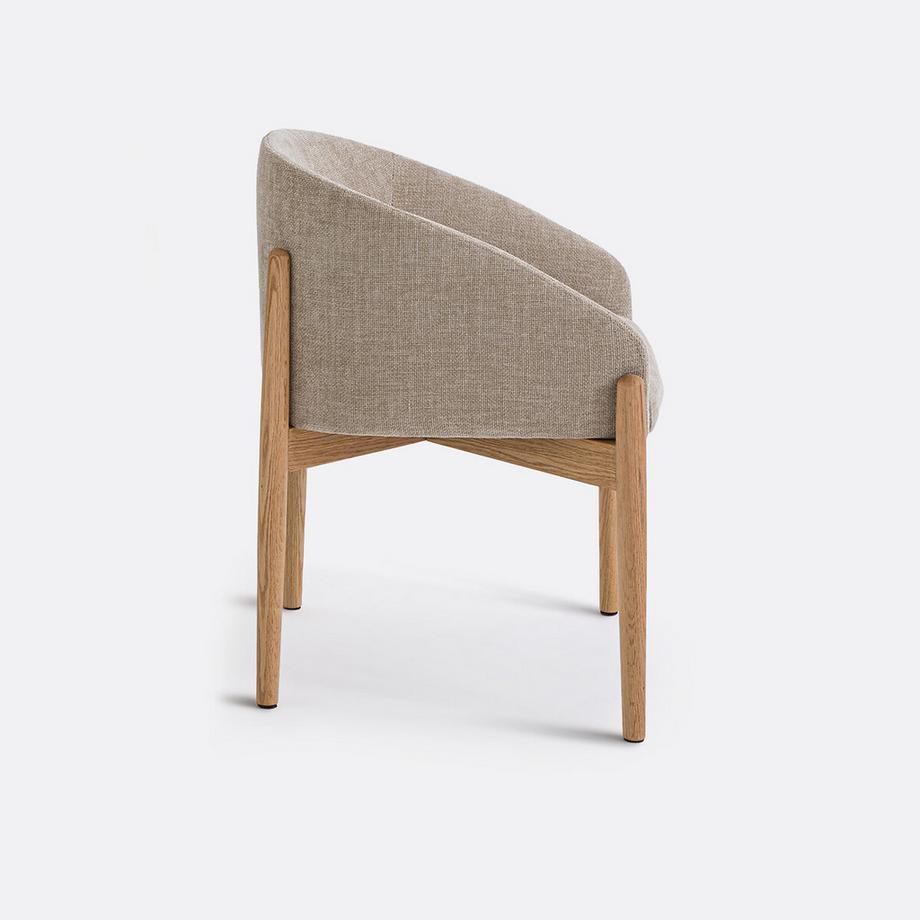 La Redoute Intérieurs Fauteuil de table en tissu texturé  