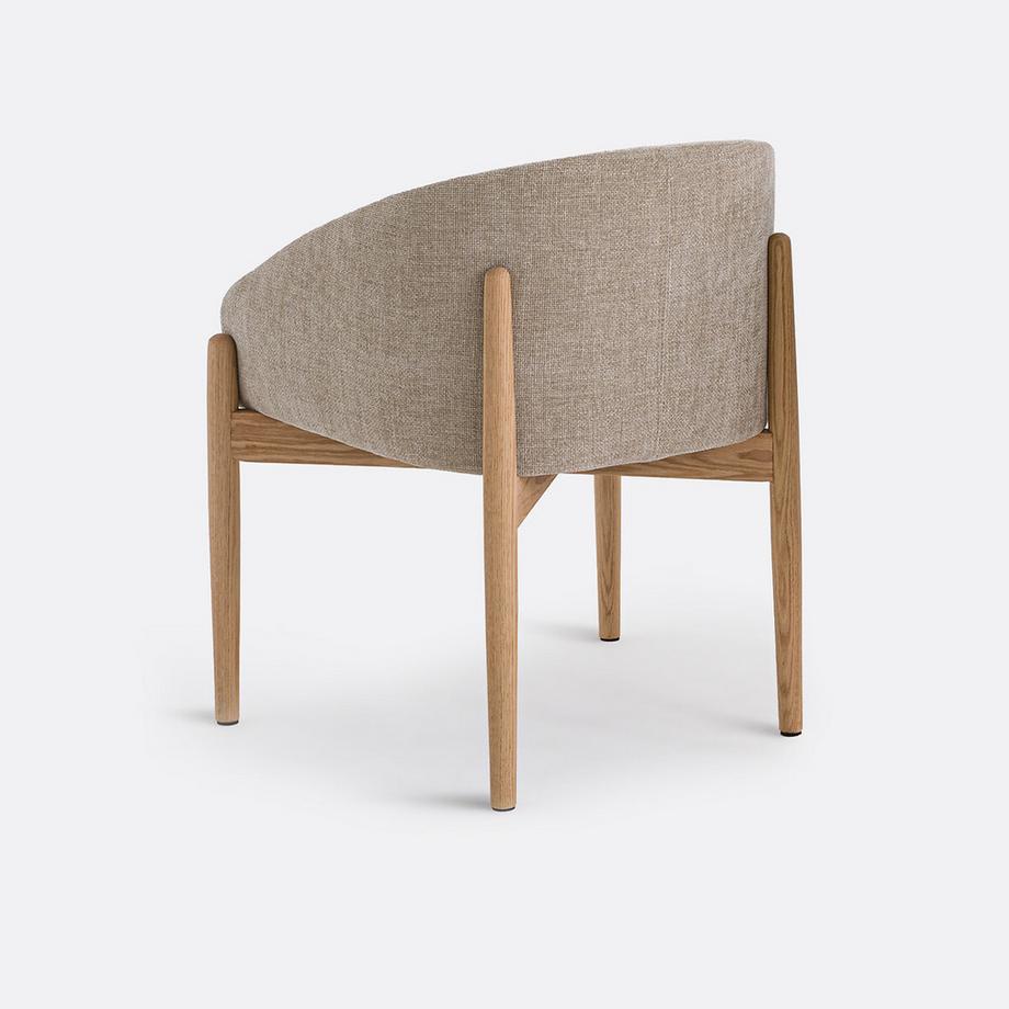 La Redoute Intérieurs Fauteuil de table en tissu texturé  