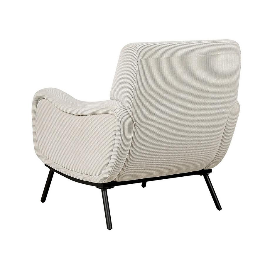 Beliani Fauteuil en Velours côtelé Rétro ALMIND  