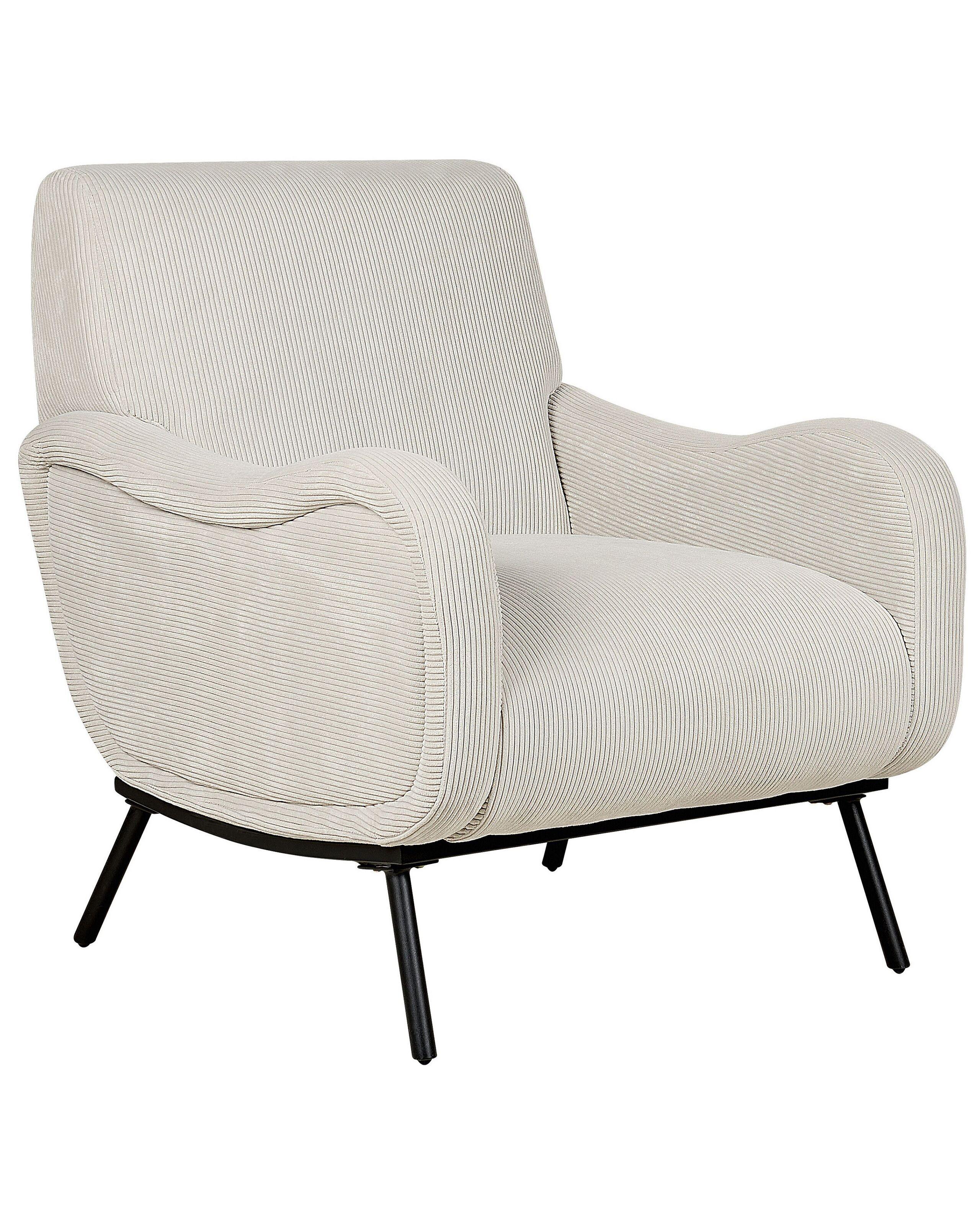 Beliani Sessel aus Cord Retro ALMIND  