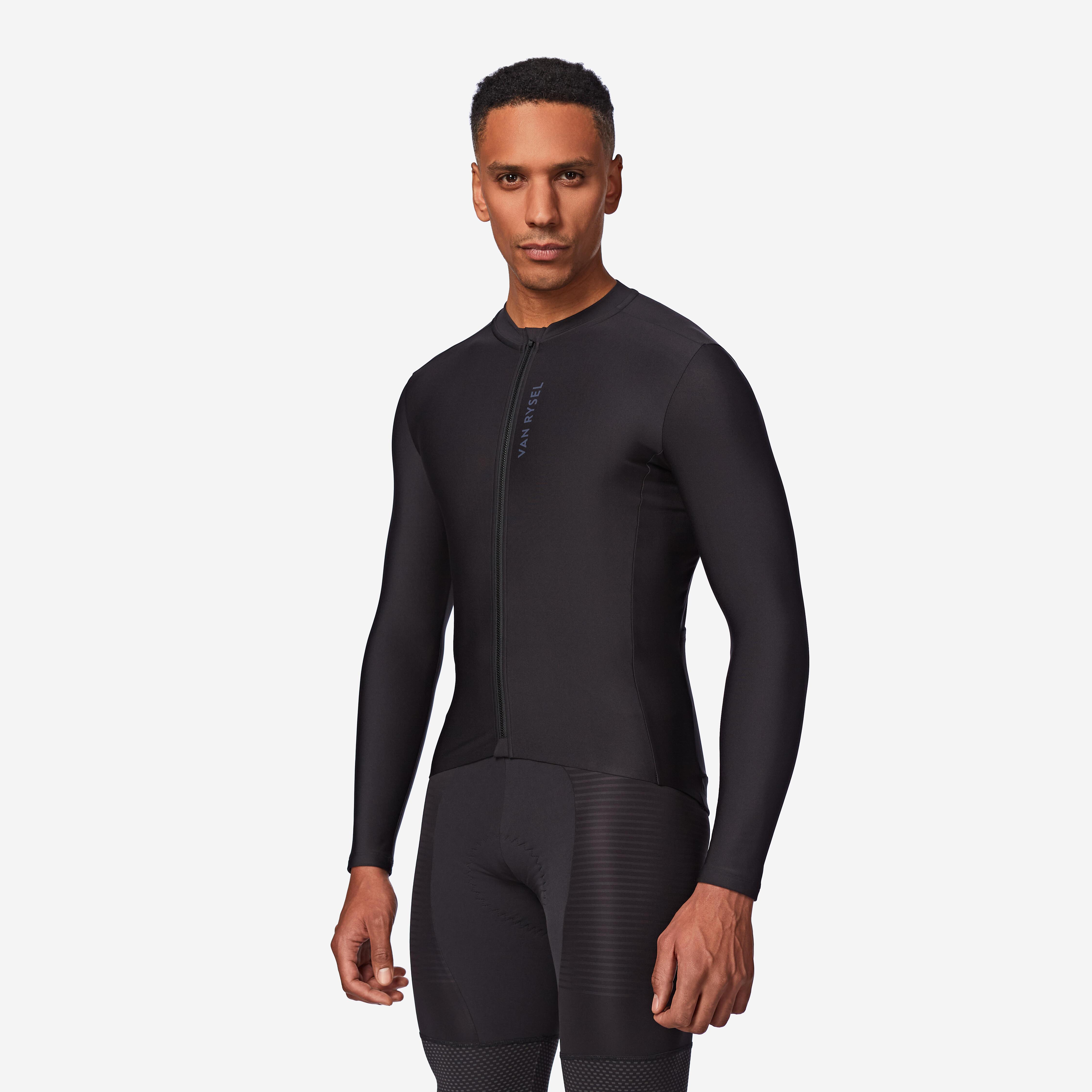 VAN RYSEL  Langarmtrikot Rennrad Slim Polyester 