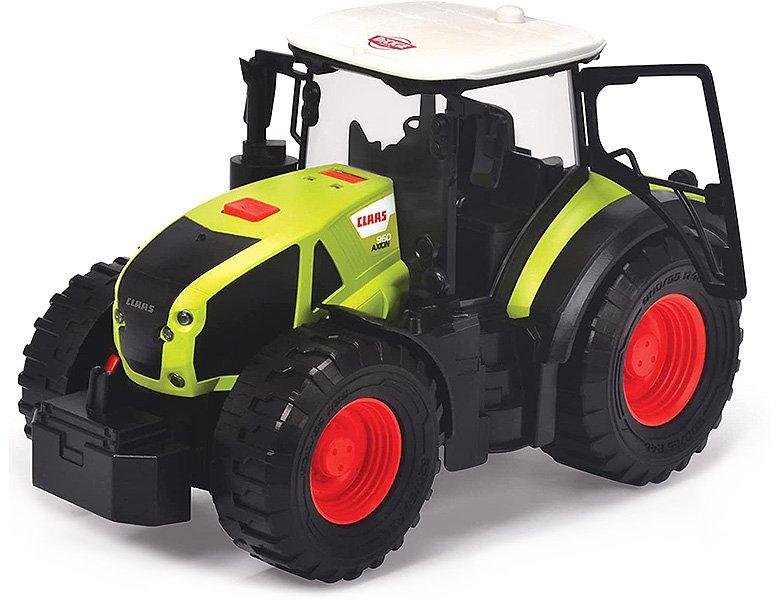 Dickie  Traktor Claas mit Anhänger mit Licht & Sound 