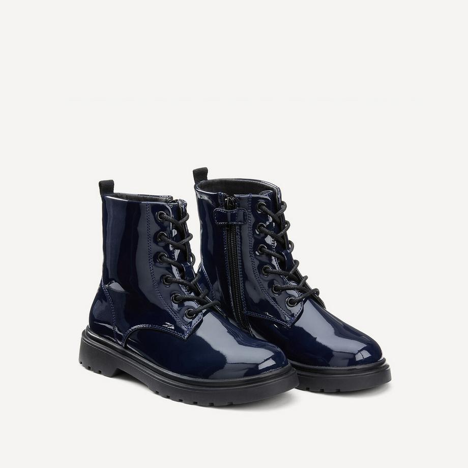 La Redoute Collections Bottines vernies à lacets  
