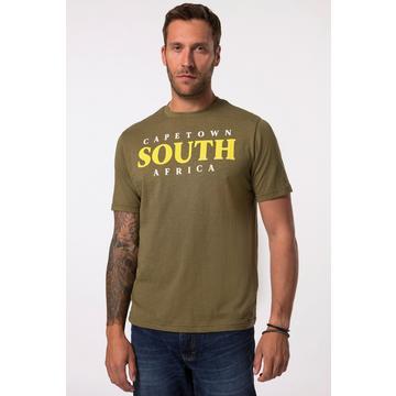 T-shirt con mezze maniche e stampa sul petto, fino alla tg. 8XL