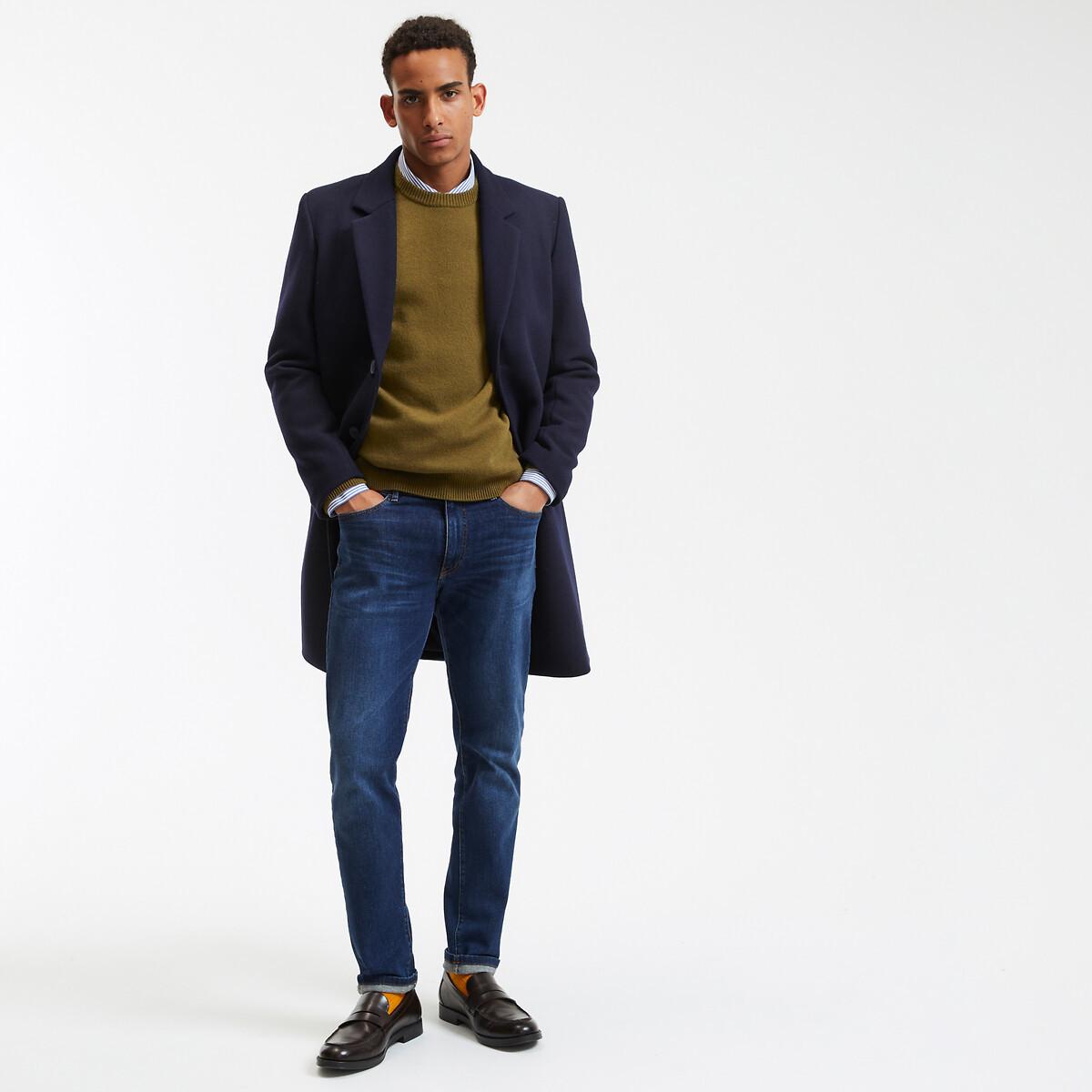 La Redoute Collections Pull col rond en lambswool  