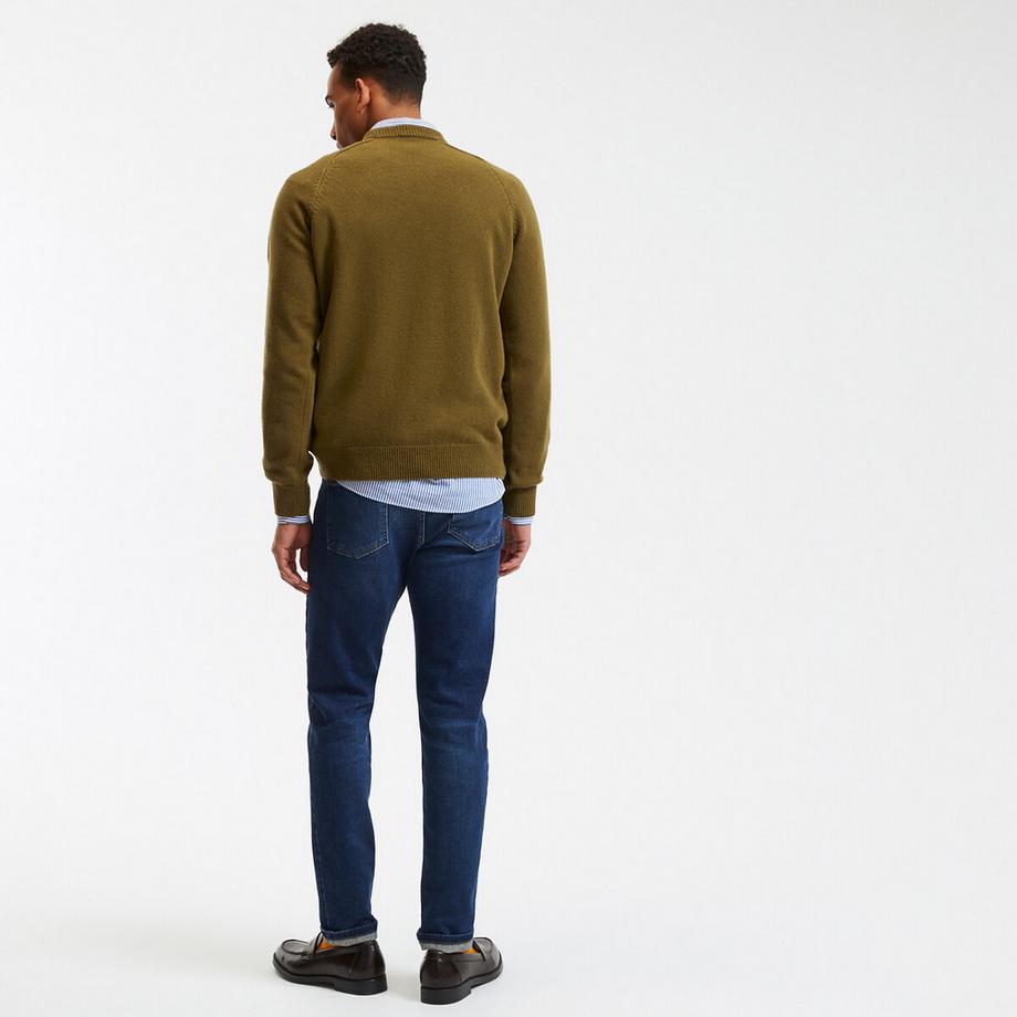 La Redoute Collections Pull col rond en lambswool  