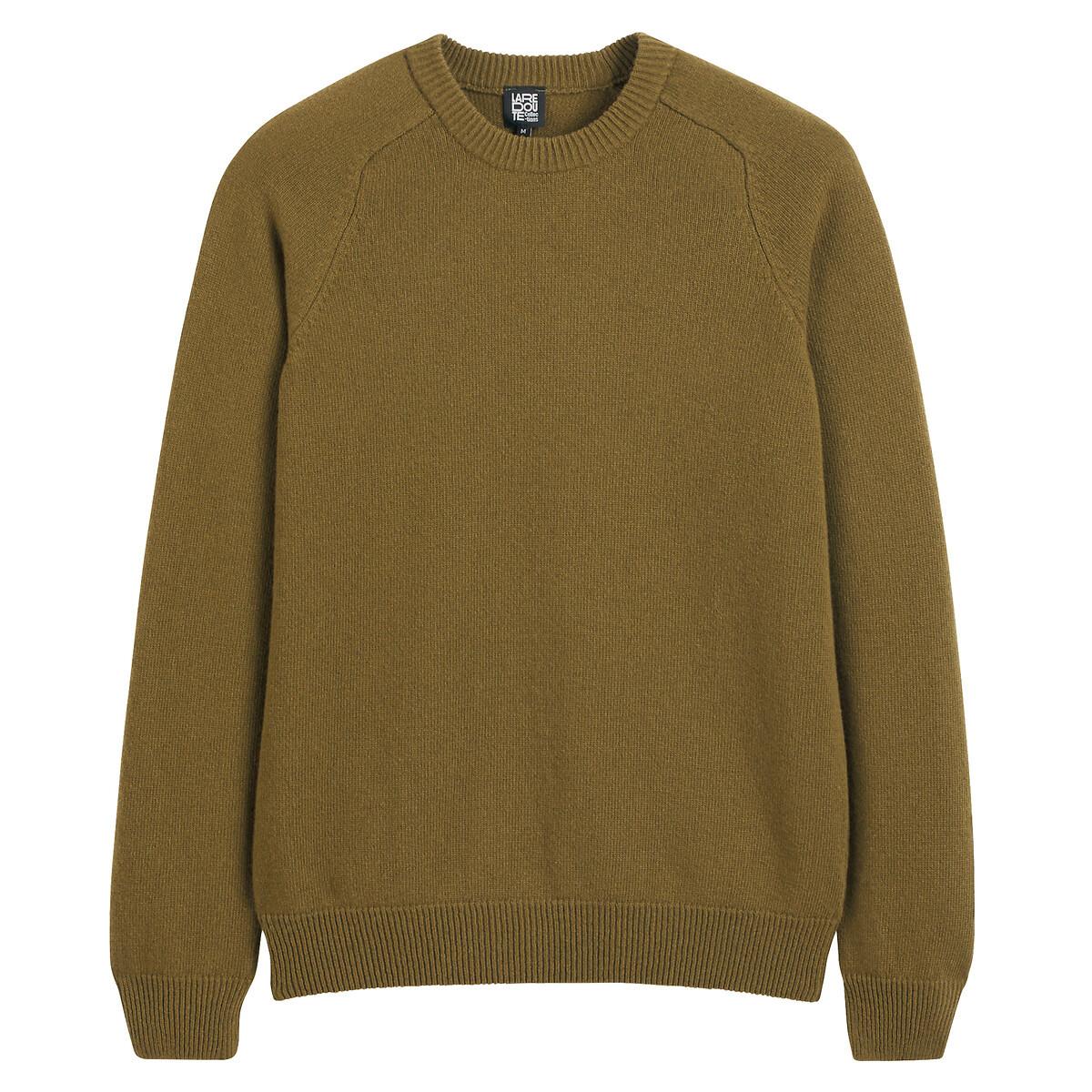 La Redoute Collections Pull col rond en lambswool  