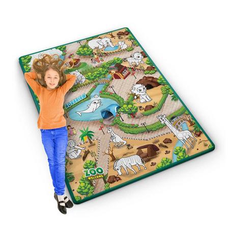 B2X Bunte und flexible Zeichenmatte 120 x 90 x 0,3 cm Ricokids RK-344  