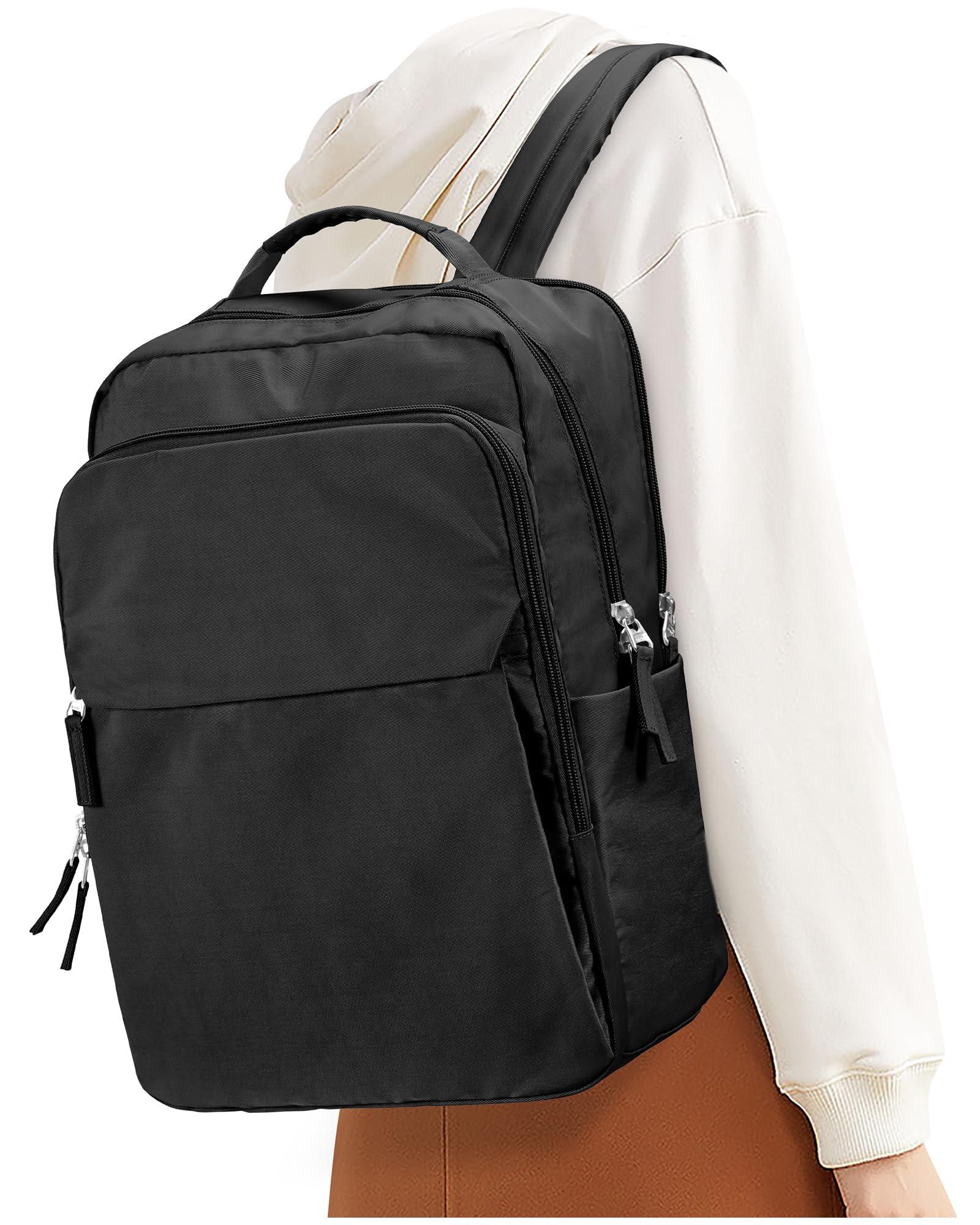 Only-bags.store Sac à dos pour ordinateur portable Business Elegant Waterproof Large Backpack with Laptop Compartment School Backpack  