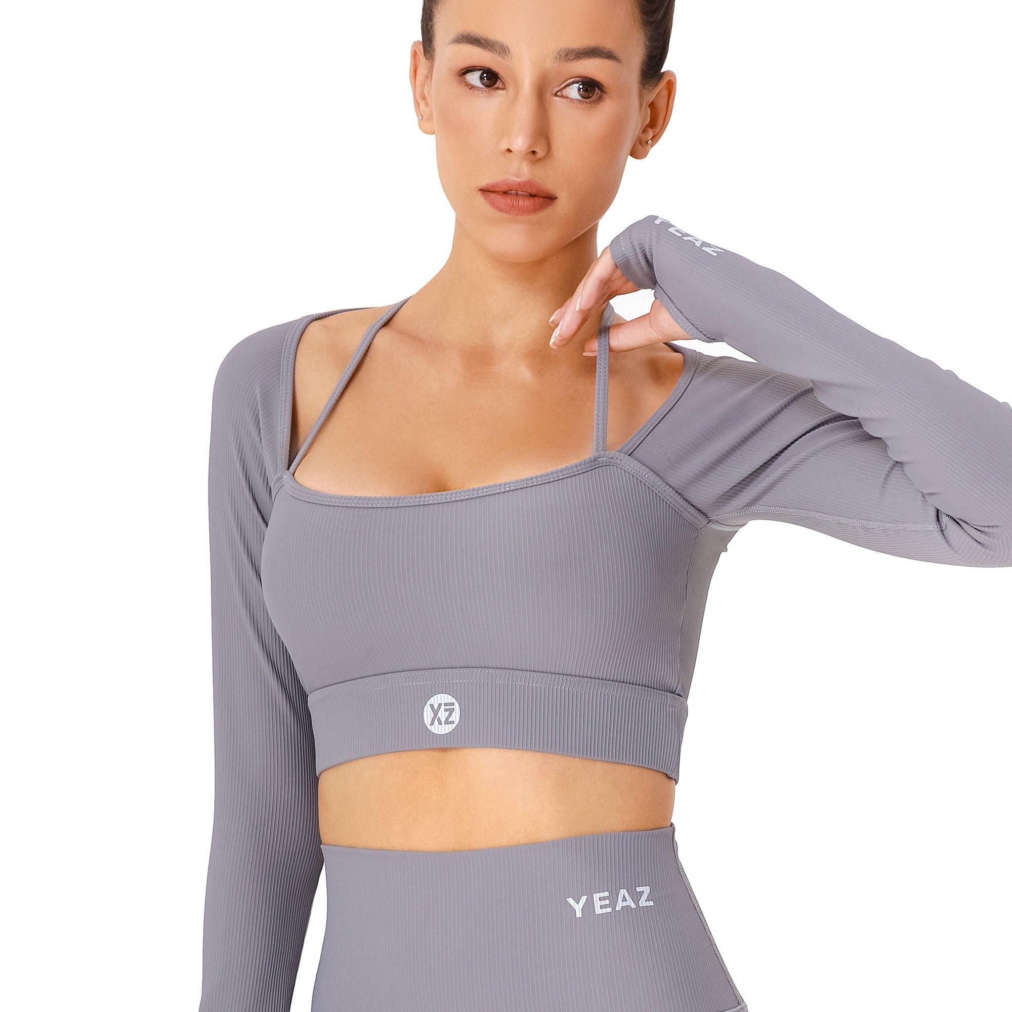 YEAZ  CLUB LEVEL Top Lungo - shadow grey 