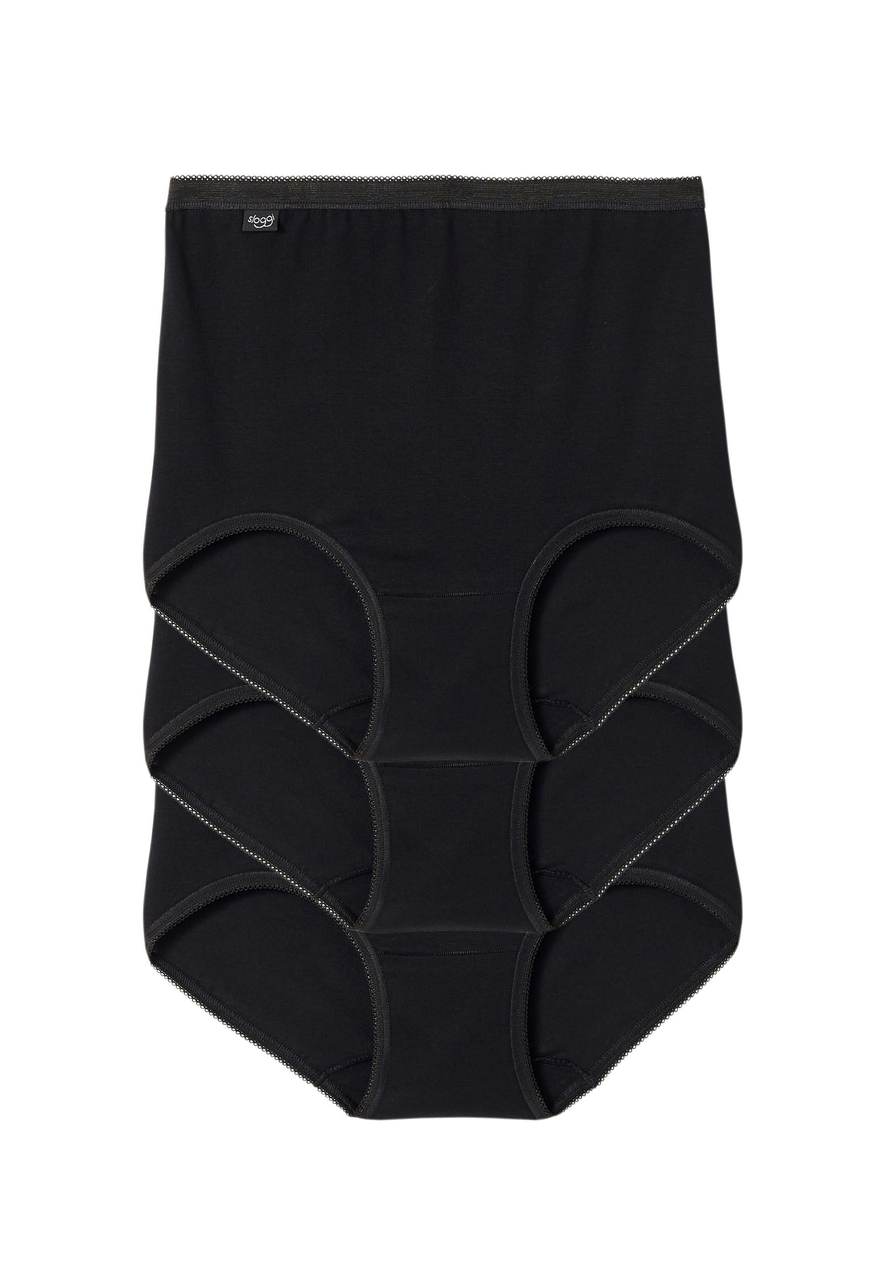 Image of Slip ,maxi Sloggi® Basic+ Im 3er-pack. Damen Schwarz 48