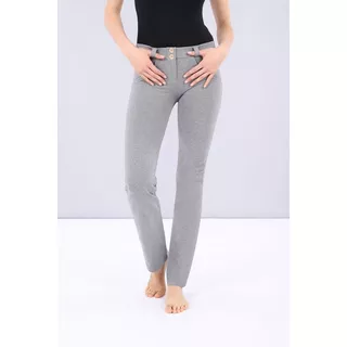 FREDDY  Pantalon WR.UP® taille et longueur classiques, droit dans le bas, en coton élastique 