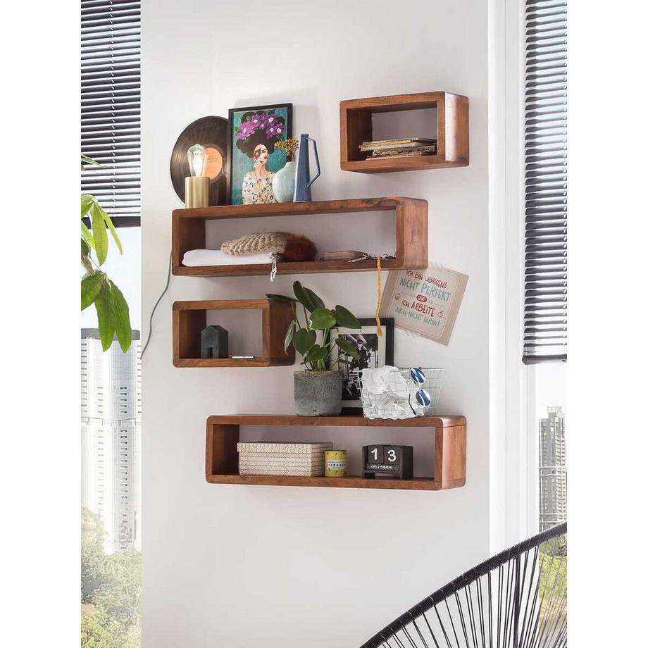 mutoni Wandregal Quapra Mangoholz natur 34  