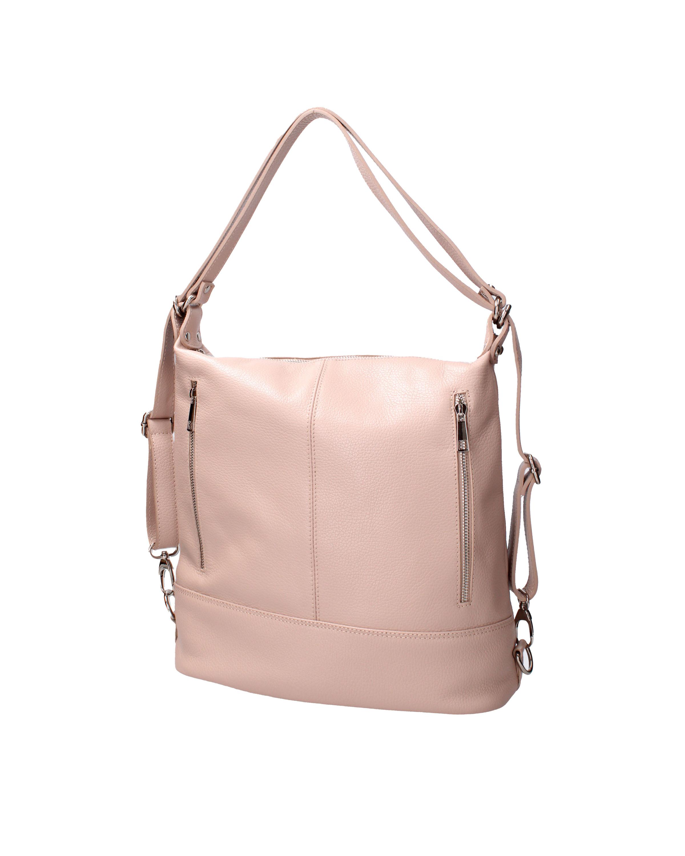 Image of Umhängetasche In Einem Rucksack Umwandelbar Unisex Hellrosa ONE SIZE