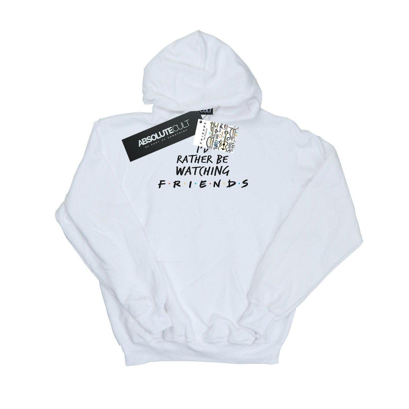 Image of Rather Be Watching Kapuzenpullover Herren Weiss L