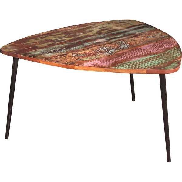 mutoni Table basse River multicolore 86x80  