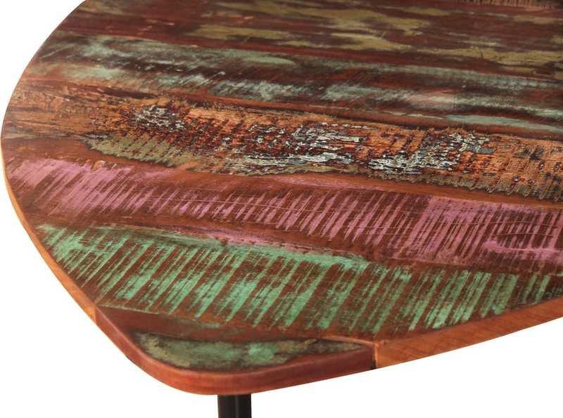 mutoni Table basse River multicolore 86x80  