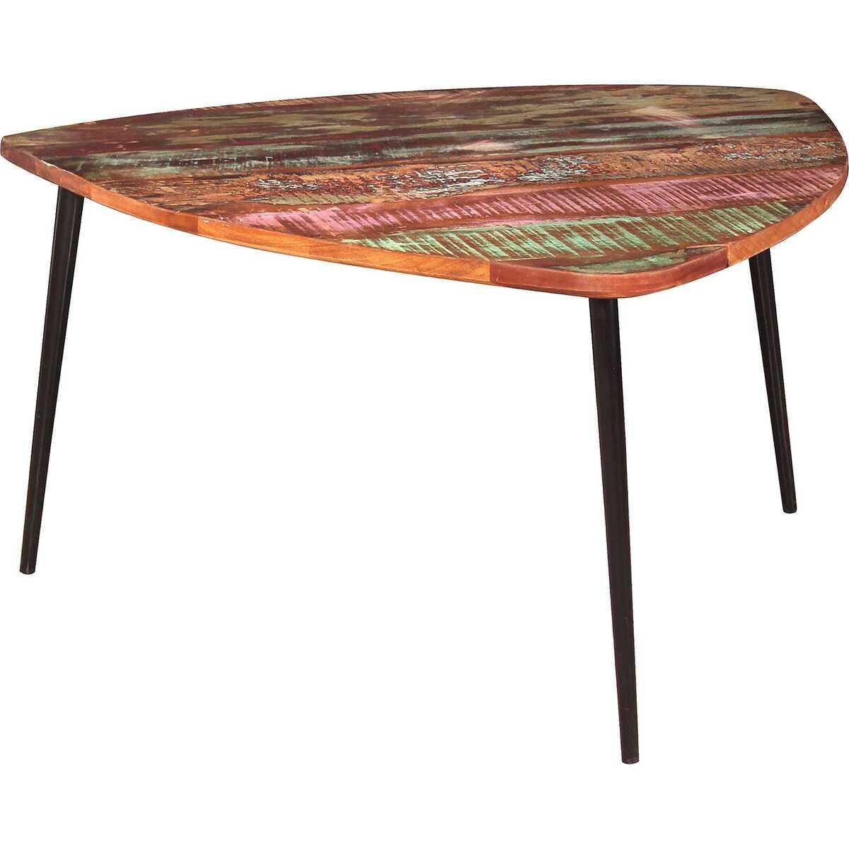 mutoni Table basse River multicolore 86x80  