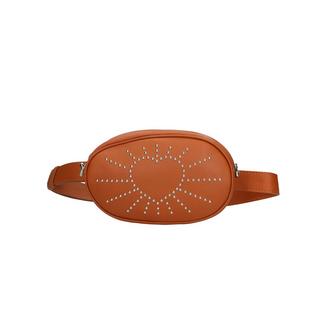 Gave Lux Gesteppte Gürteltasche mit Nieten  