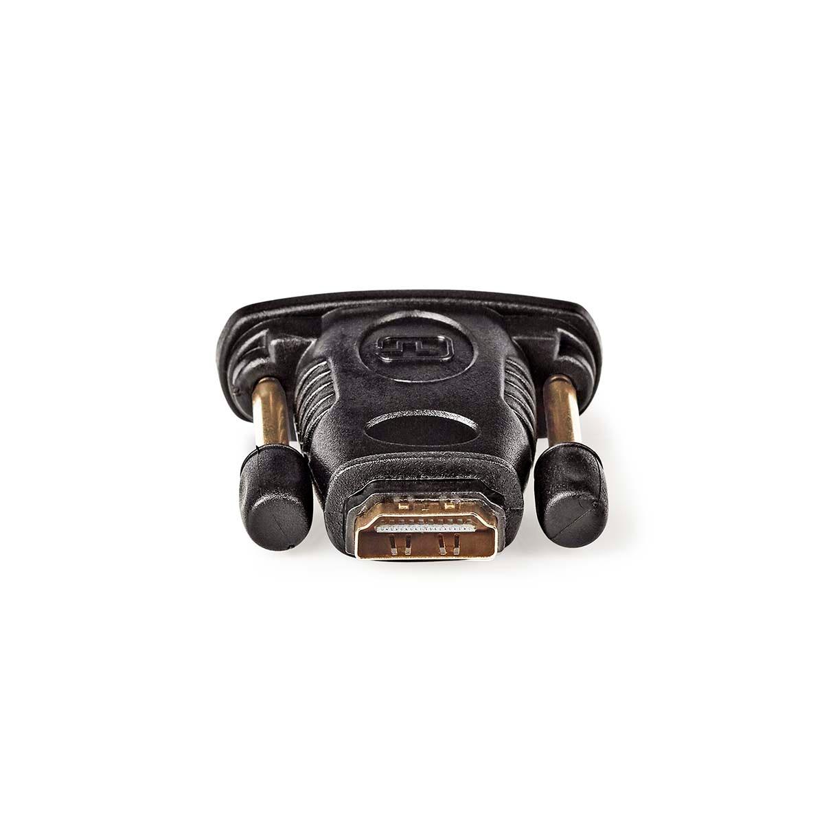 Nedis  Adattatore HDMI™ | DVI-D 24+1-Pin maschio | Uscita HDMI™ | Nichelato | Dritto | ABS | Nero | 1 pz. | Scatola 