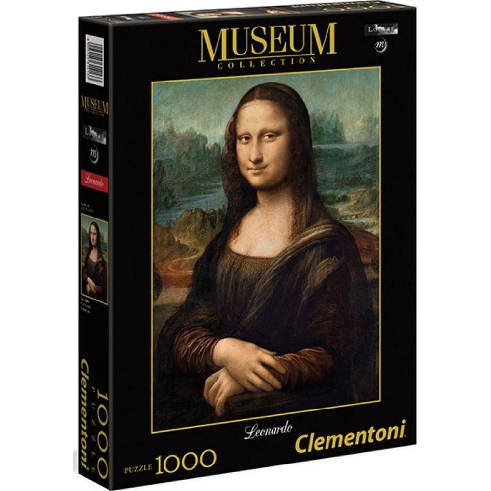 Clementoni  Puzzle Leonardo da Vinci - Mona Lisa (1000Teile) 