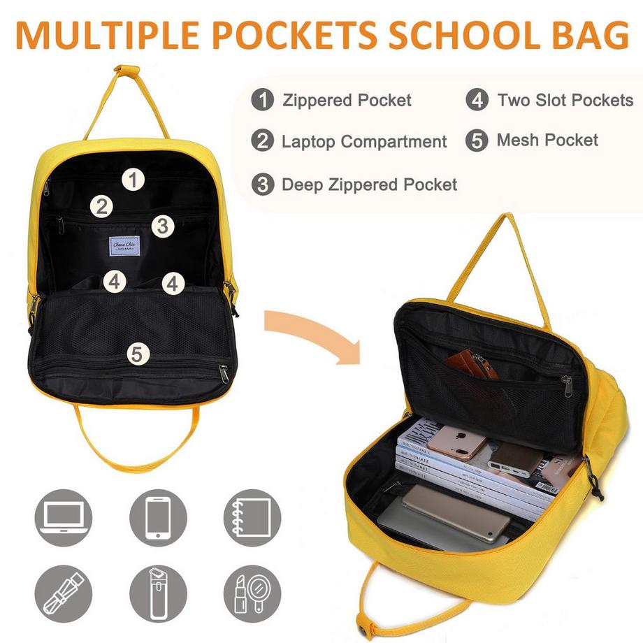 Only-bags.store  Schulrucksack für Teenager, leichter und wasserdichter Schulrucksack, multifunktionaler Schulrucksack 