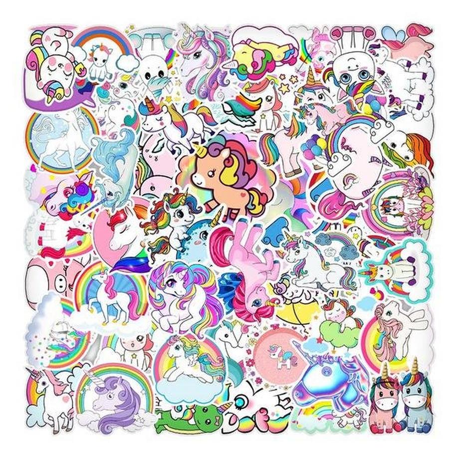 Confezione di adesivi - Unicorni