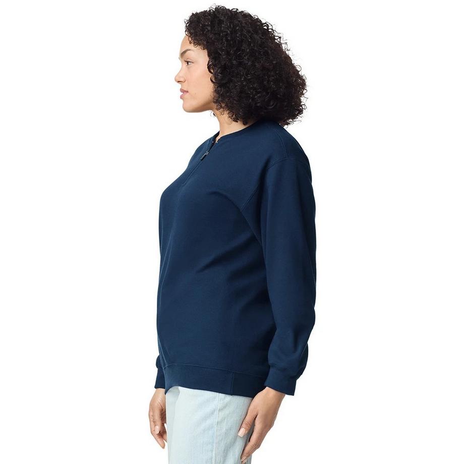 Gildan Softstyle Sweatshirt mi-lourd avec fermeture éclair courte  